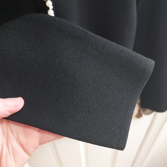 Maje Black Pearl Button Cardigan - Picture 7 of 8